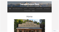 Desktop Screenshot of cascadesoutdoorstore.com